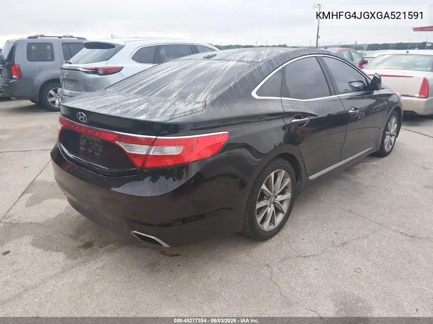 2016 Hyundai Azera VIN: KMHFG4JGXGA521591 Lot: 45277354