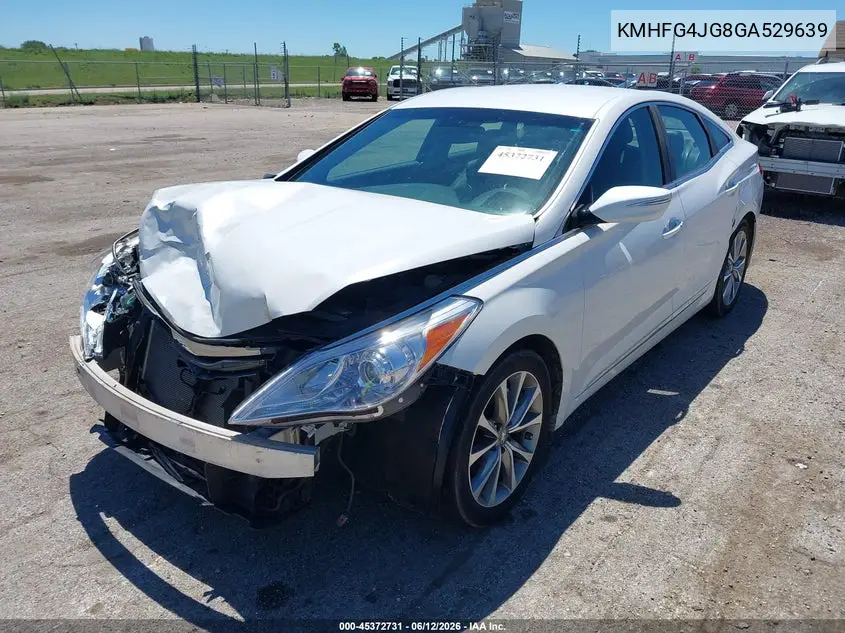 2016 Hyundai Azera VIN: KMHFG4JG8GA529639 Lot: 45372731