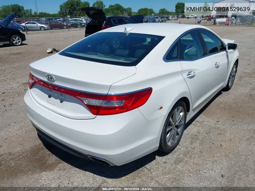 2016 Hyundai Azera VIN: KMHFG4JG8GA529639 Lot: 45372731