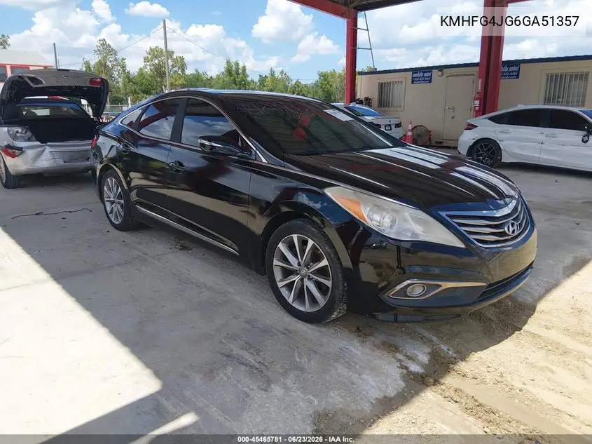 2016 Hyundai Azera VIN: KMHFG4JG6GA513570 Lot: 45465781