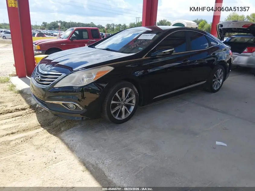2016 Hyundai Azera VIN: KMHFG4JG6GA513570 Lot: 45465781