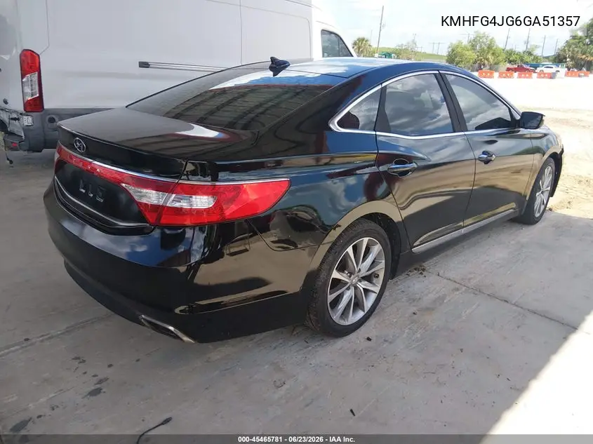 2016 Hyundai Azera VIN: KMHFG4JG6GA513570 Lot: 45465781