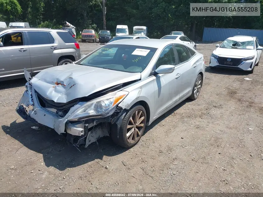 2016 Hyundai Azera VIN: KMHFG4JG1GA555208 Lot: 45586542