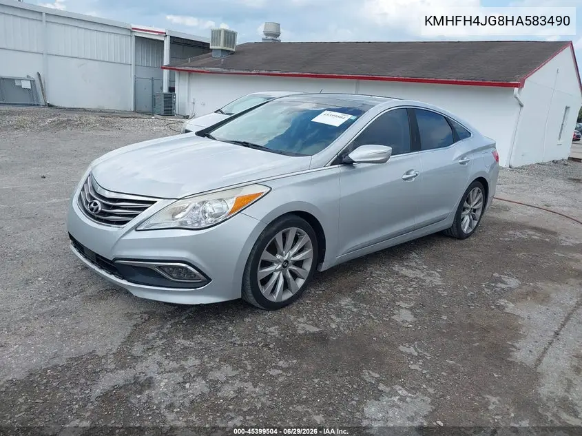 2017 Hyundai Azera Limited VIN: KMHFH4JG8HA583490 Lot: 45399504