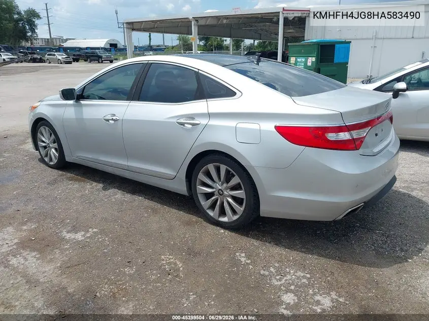 2017 Hyundai Azera Limited VIN: KMHFH4JG8HA583490 Lot: 45399504