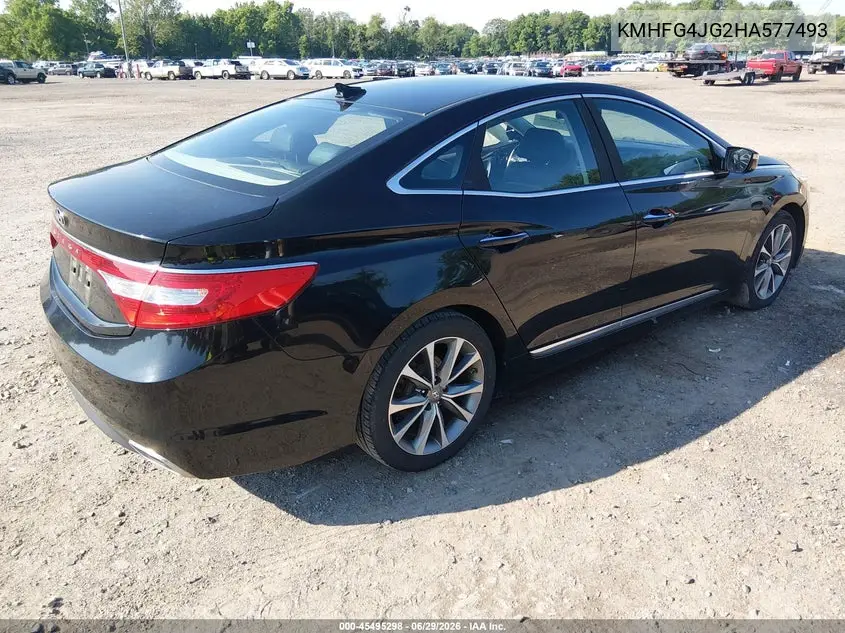 2017 Hyundai Azera VIN: KMHFG4JG2HA577493 Lot: 45495298