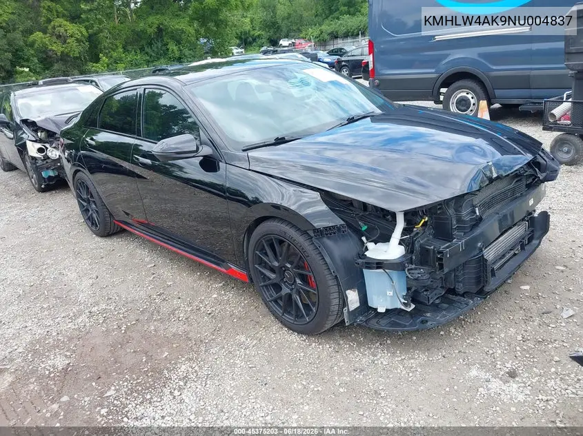 2022 Hyundai Elantra N VIN: KMHLW4AK9NU004837 Lot: 45375203