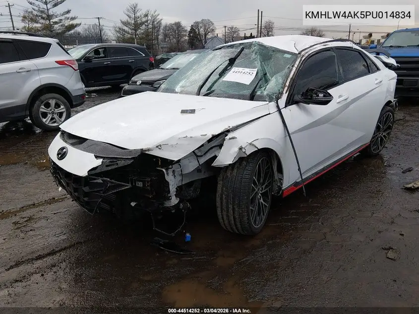 2023 Hyundai Elantra N VIN: KMHLW4AK5PU014834 Lot: 44514252