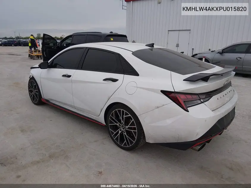 2023 Hyundai Elantra N VIN: KMHLW4AKXPU015820 Lot: 44874463