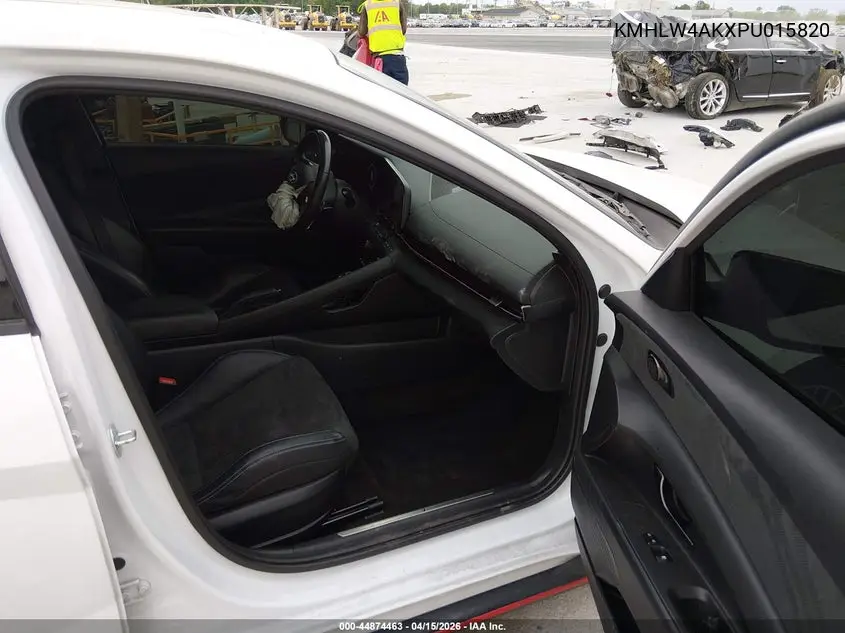 2023 Hyundai Elantra N VIN: KMHLW4AKXPU015820 Lot: 44874463