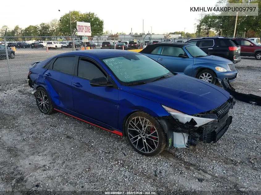 2023 Hyundai Elantra N VIN: KMHLW4AK0PU009797 Lot: 45006511