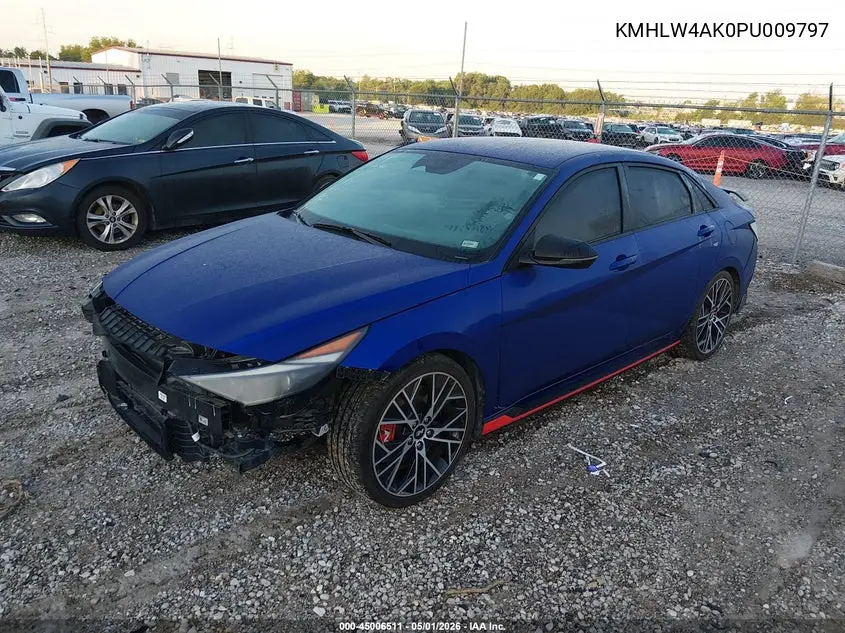 2023 Hyundai Elantra N VIN: KMHLW4AK0PU009797 Lot: 45006511