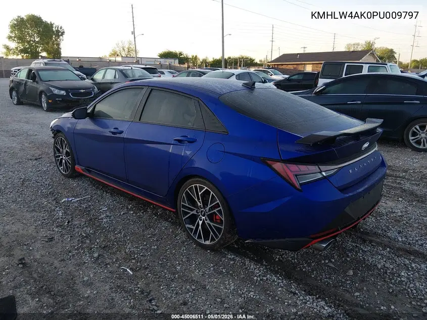2023 Hyundai Elantra N VIN: KMHLW4AK0PU009797 Lot: 45006511