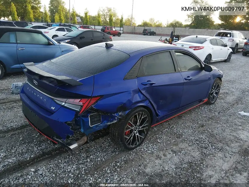 2023 Hyundai Elantra N VIN: KMHLW4AK0PU009797 Lot: 45006511