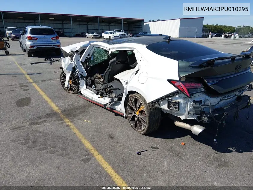 2023 Hyundai Elantra N VIN: KMHLW4AK3PU010295 Lot: 45035907
