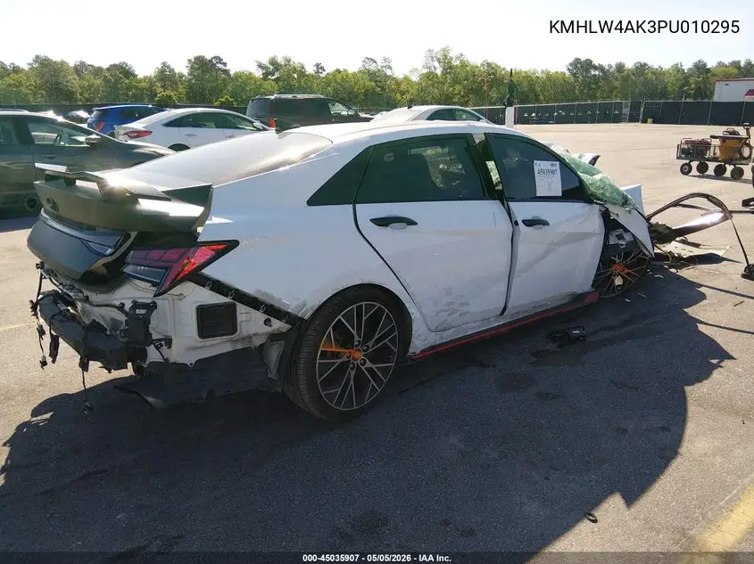 2023 Hyundai Elantra N VIN: KMHLW4AK3PU010295 Lot: 45035907