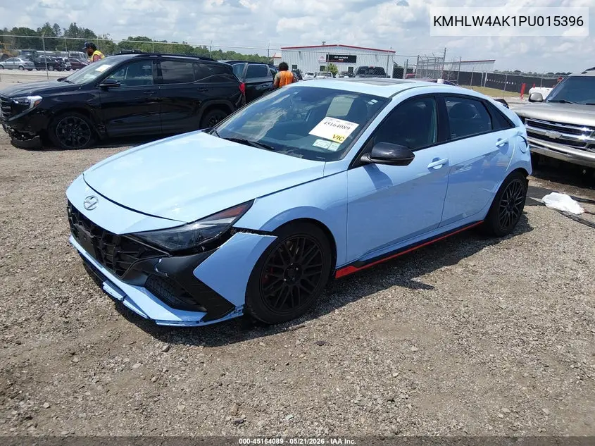 2023 Hyundai Elantra N VIN: KMHLW4AK1PU015396 Lot: 45164089