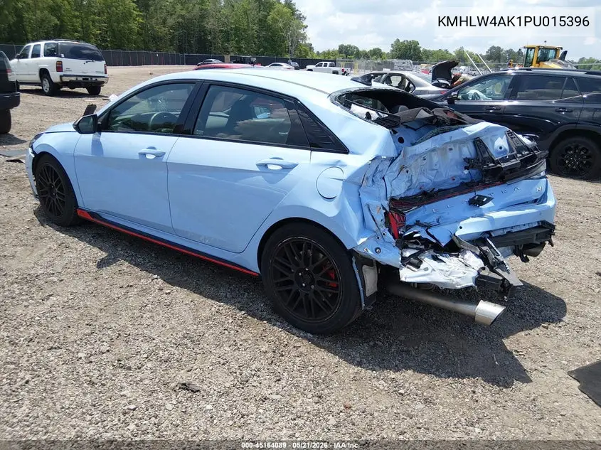 2023 Hyundai Elantra N VIN: KMHLW4AK1PU015396 Lot: 45164089