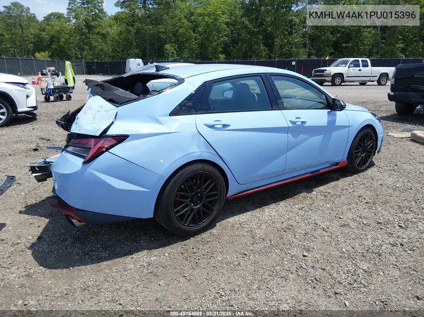 2023 Hyundai Elantra N VIN: KMHLW4AK1PU015396 Lot: 45164089