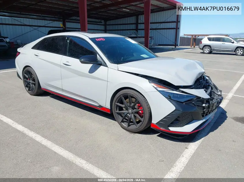 2023 Hyundai Elantra N VIN: KMHLW4AK7PU016679 Lot: 45252209