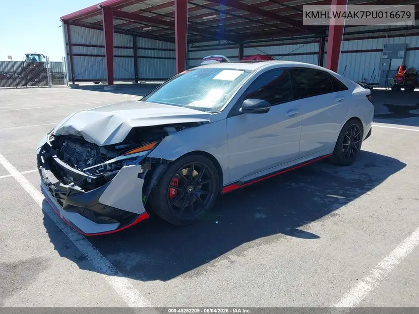 2023 Hyundai Elantra N VIN: KMHLW4AK7PU016679 Lot: 45252209