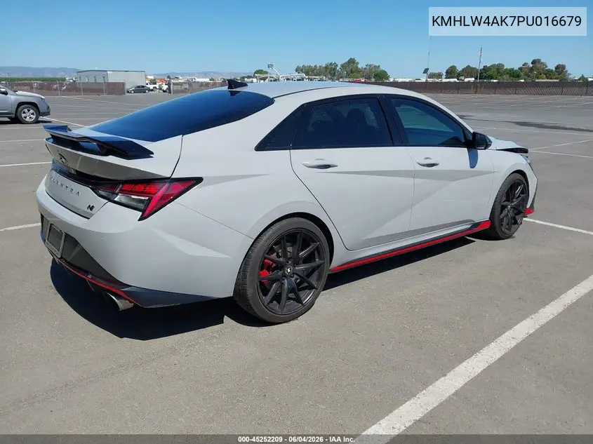 2023 Hyundai Elantra N VIN: KMHLW4AK7PU016679 Lot: 45252209
