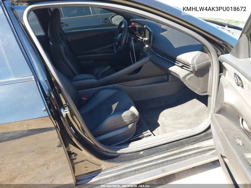2023 Hyundai Elantra N VIN: KMHLW4AK3PU018672 Lot: 45376576