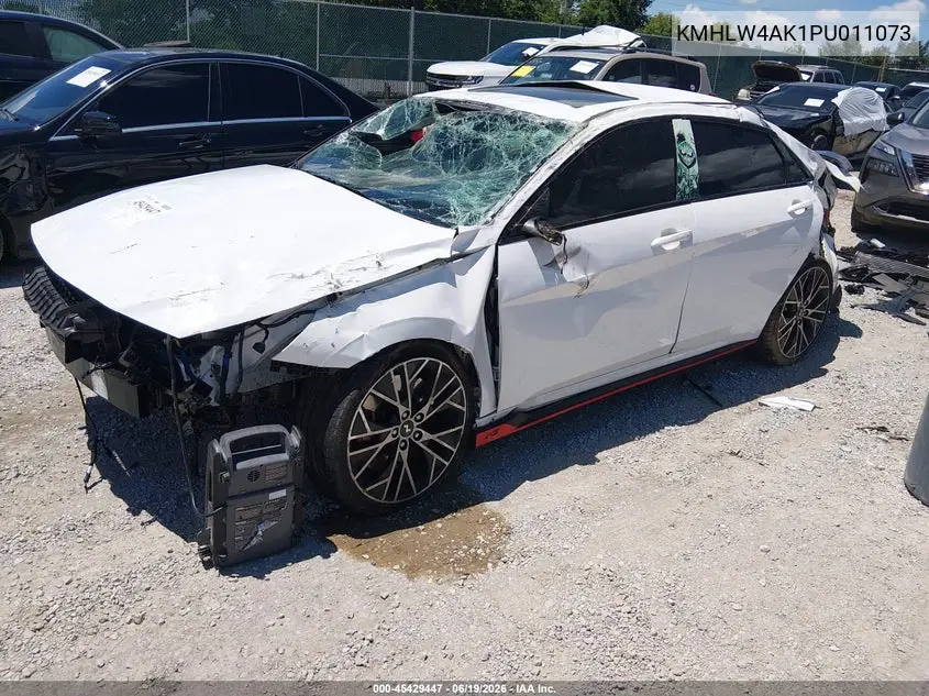 2023 Hyundai Elantra N VIN: KMHLW4AK1PU011073 Lot: 45429447