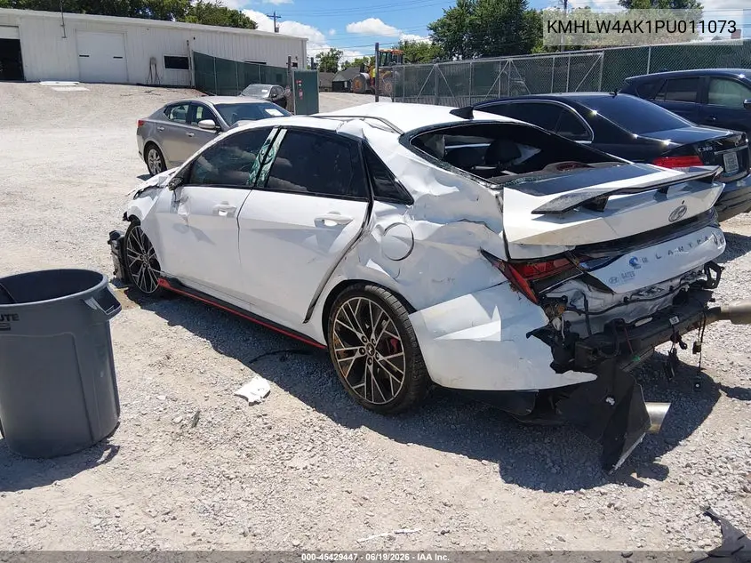 2023 Hyundai Elantra N VIN: KMHLW4AK1PU011073 Lot: 45429447