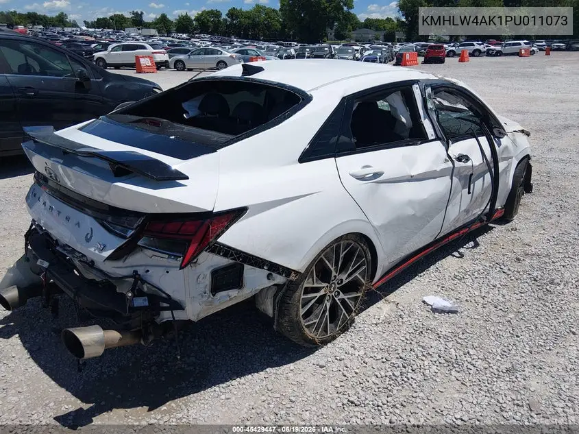 2023 Hyundai Elantra N VIN: KMHLW4AK1PU011073 Lot: 45429447