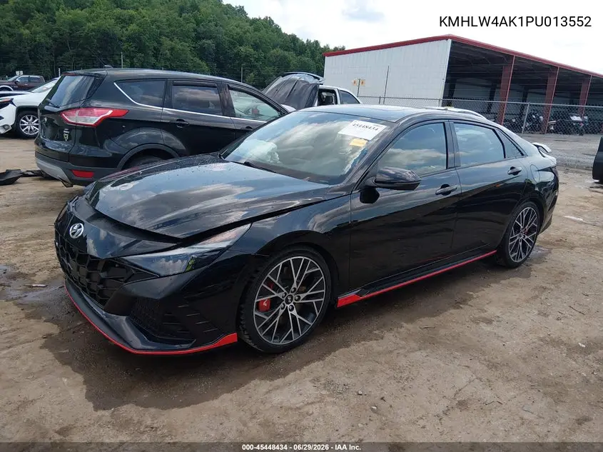 2023 Hyundai Elantra N VIN: KMHLW4AK1PU013552 Lot: 45448434