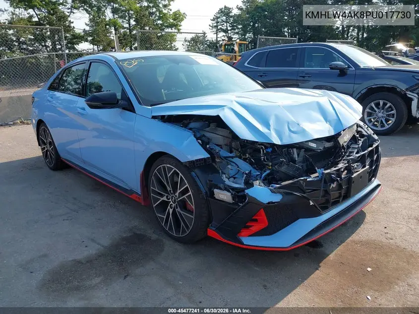 2023 Hyundai Elantra N VIN: KMHLW4AK8PU017730 Lot: 45477241