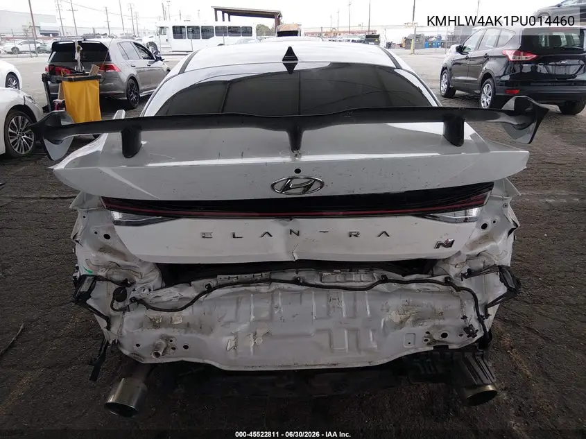 2023 Hyundai Elantra N VIN: KMHLW4AK1PU014460 Lot: 45522811