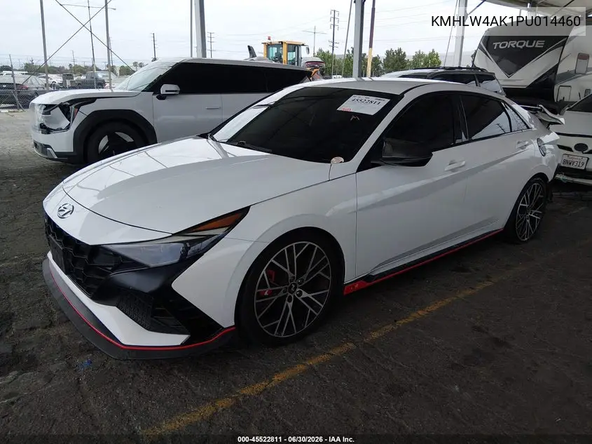 2023 Hyundai Elantra N VIN: KMHLW4AK1PU014460 Lot: 45522811