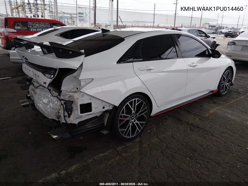2023 Hyundai Elantra N VIN: KMHLW4AK1PU014460 Lot: 45522811
