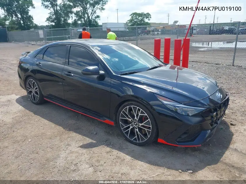 2023 Hyundai Elantra N VIN: KMHLW4AK7PU019100 Lot: 45547610