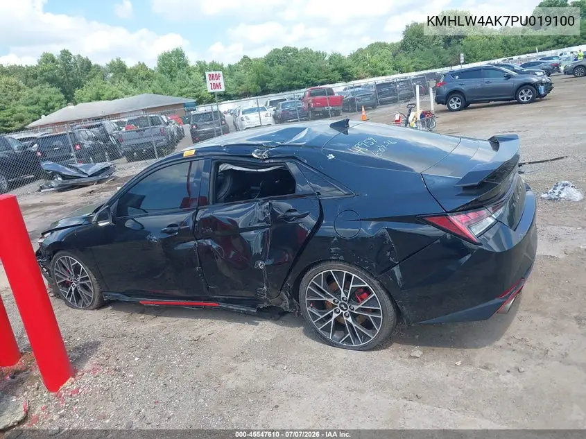2023 Hyundai Elantra N VIN: KMHLW4AK7PU019100 Lot: 45547610