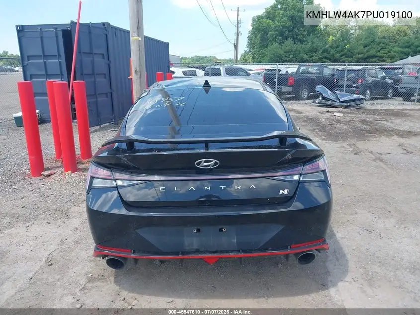 2023 Hyundai Elantra N VIN: KMHLW4AK7PU019100 Lot: 45547610