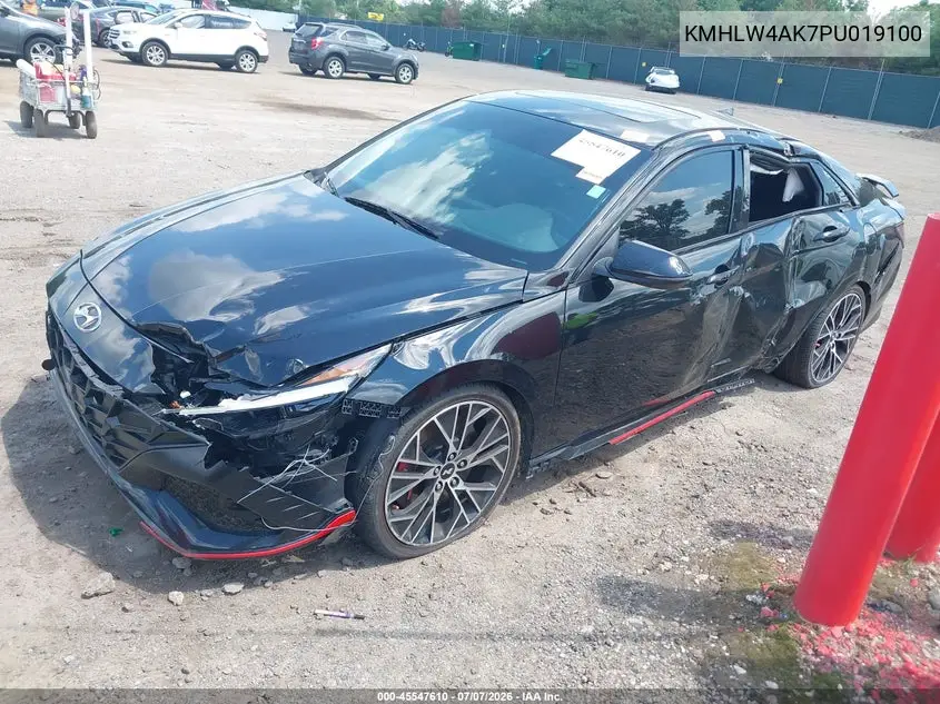 2023 Hyundai Elantra N VIN: KMHLW4AK7PU019100 Lot: 45547610