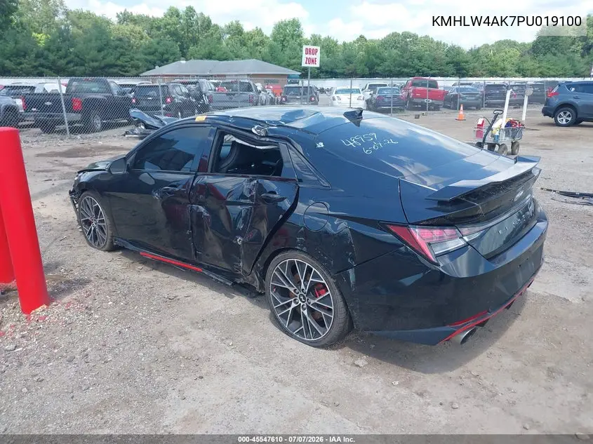 2023 Hyundai Elantra N VIN: KMHLW4AK7PU019100 Lot: 45547610
