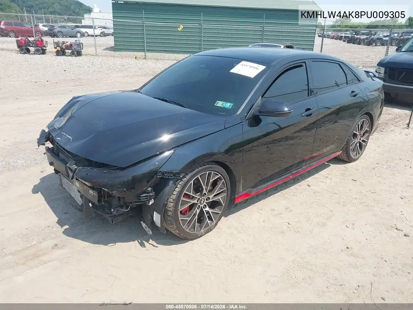 2023 Hyundai Elantra N VIN: KMHLW4AK8PU009305 Lot: 45570506