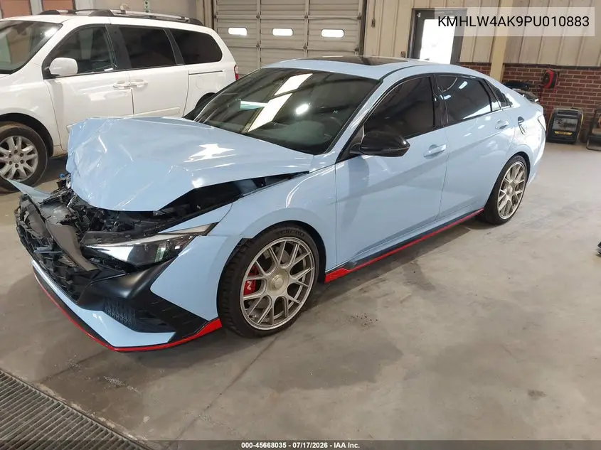 2023 Hyundai Elantra N VIN: KMHLW4AK9PU010883 Lot: 45668035