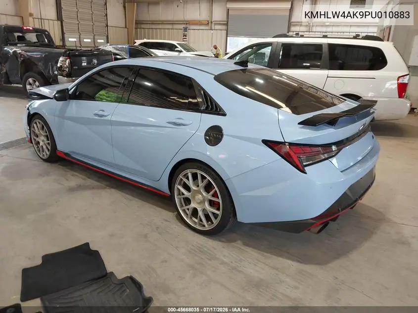 2023 Hyundai Elantra N VIN: KMHLW4AK9PU010883 Lot: 45668035