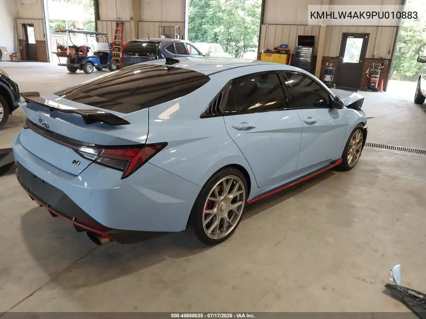 2023 Hyundai Elantra N VIN: KMHLW4AK9PU010883 Lot: 45668035