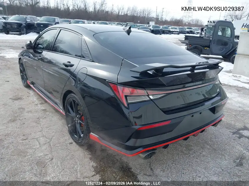 2025 Hyundai Elantra N VIN: KMHLW4DK9SU029387 Lot: 12521224