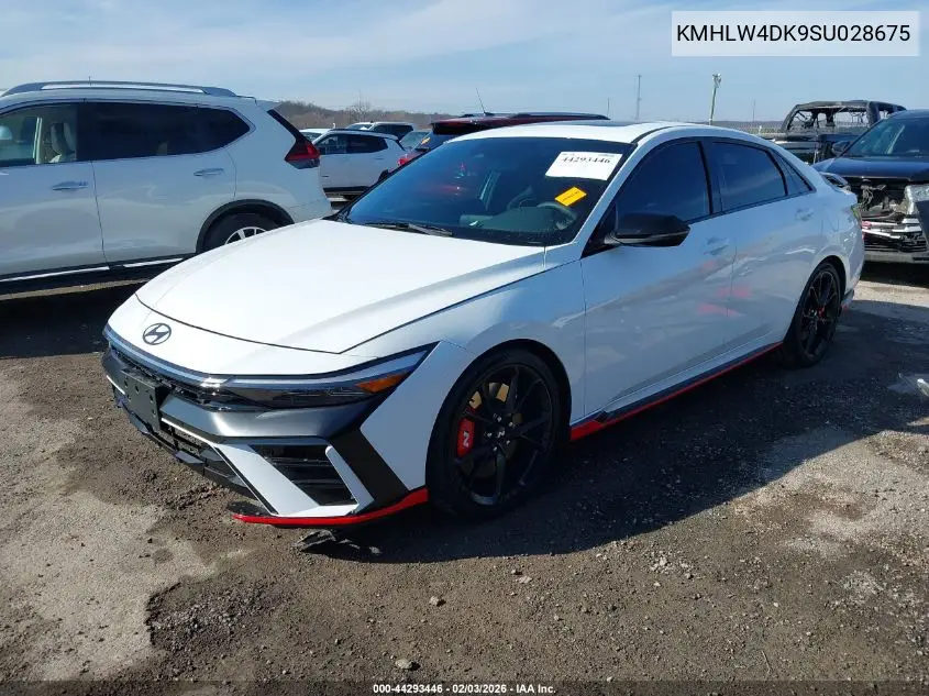 2025 Hyundai Elantra N VIN: KMHLW4DK9SU028675 Lot: 44293446