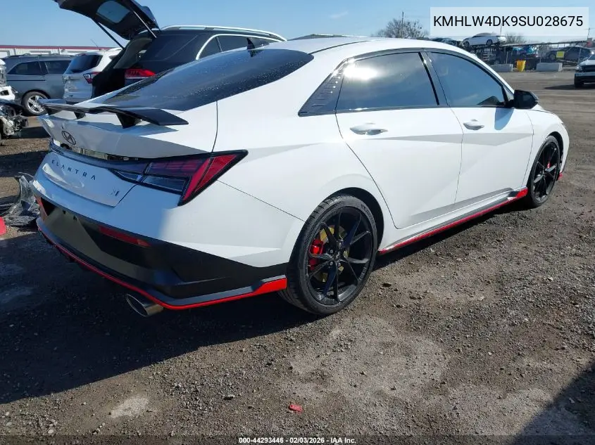 2025 Hyundai Elantra N VIN: KMHLW4DK9SU028675 Lot: 44293446