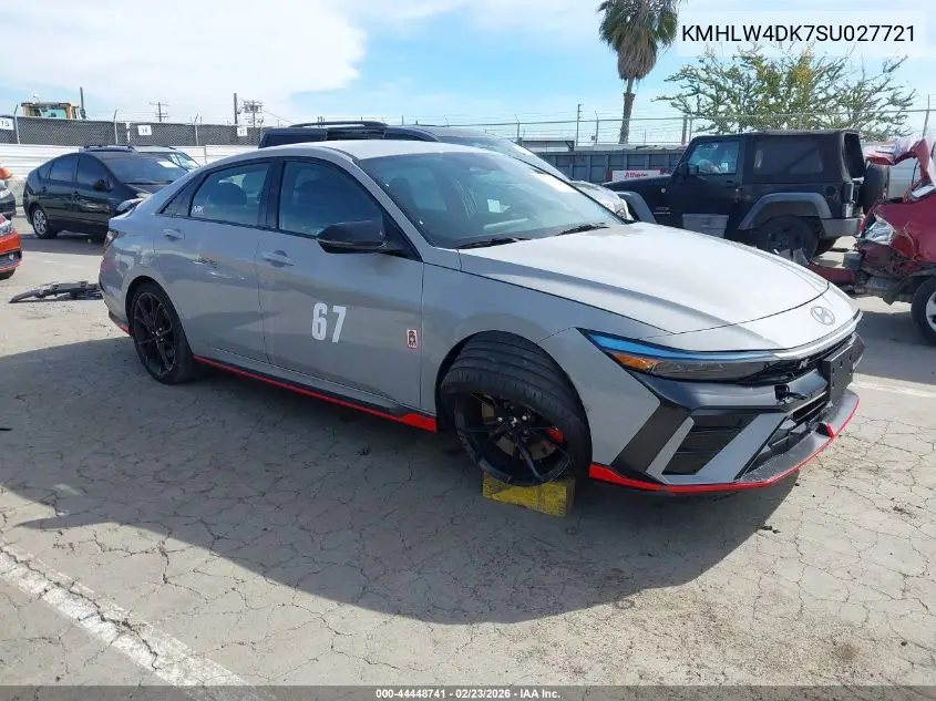 2025 Hyundai Elantra N VIN: KMHLW4DK7SU027721 Lot: 44448741