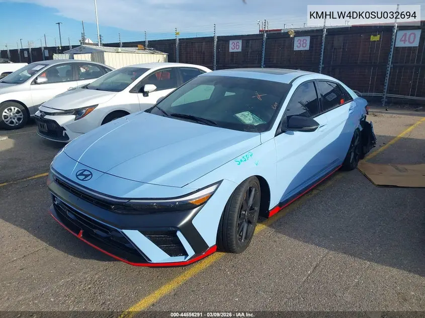 2025 Hyundai Elantra N VIN: KMHLW4DK0SU032694 Lot: 44556291