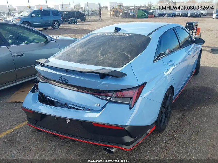 2025 Hyundai Elantra N VIN: KMHLW4DK0SU032694 Lot: 44556291